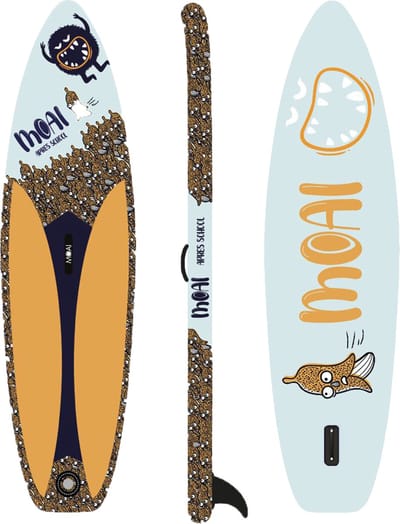 MOAI Kids SUP 82 - voor kinderen - lichtgewicht - compleet pakket
