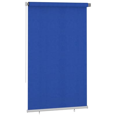 vidaXL Rolgordijn voor buiten 145(B)x230(H) cm HDPE blauw
