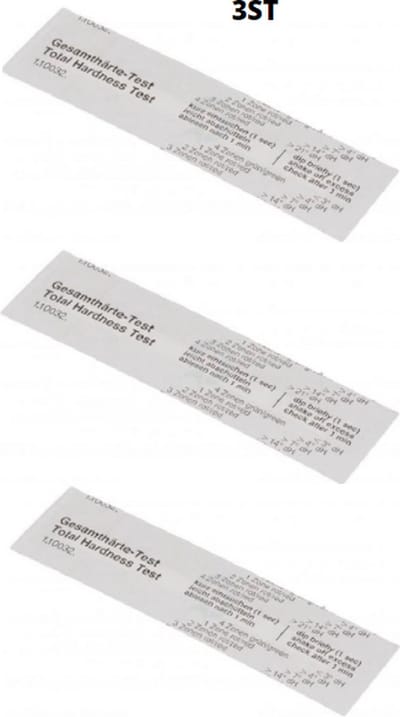 3x Saeco tester pH strip voor testen van hardheid van het water - teststrip waterhardheid - 996530039604 - geschikt voor Saeco