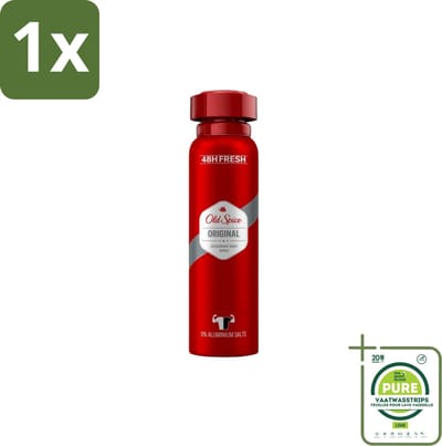 1 x Old Spice – Deospray – Original – 150 ml - Deospray - Mannelijke Geur - Frisheid - Klassiek - Zelfvertrouwen