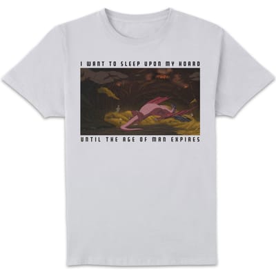Rick and Morty I Want To Sleep Upon My Hoard Men's T-Shirt - White - S