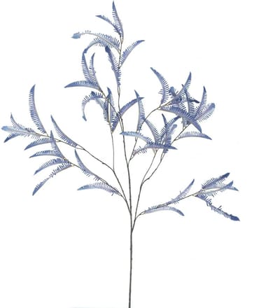 Kunsttak Pictum fern branche Mirja blue 138 cm