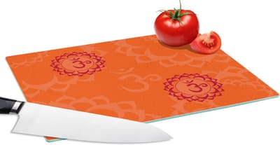 Glazen Snijplank - 28x20 - Zen - Patronen - Yoga - Snijplanken Glas