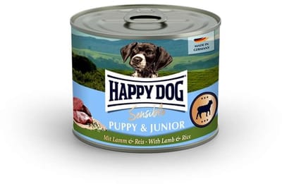 Happy Dog - Sensible Puppy & Junior 6x400g - Lam & Rijst