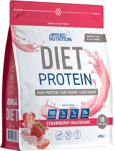 Applied Nutrition Diet Protein (450g) Strawberry Milkshake - Eiwitten - Wei-eiwit Mix