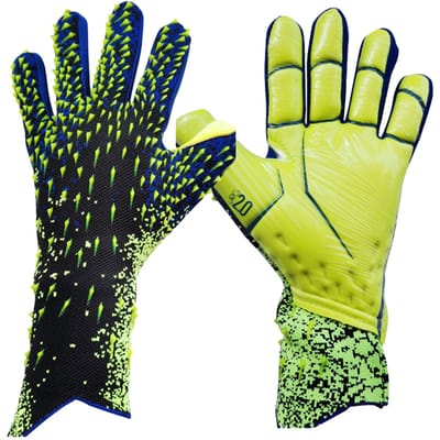 Gants de football professionnels pour gardien de but, protection renforcée en latex épais, pour adultes et enfants. Gants de football actifs pour gardien de but. szie 7