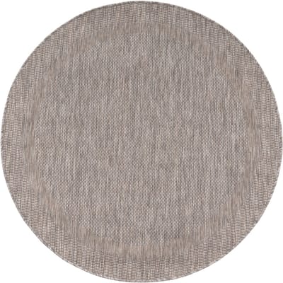 Flycarpets Binnen & Buitenkleed Romile - Kader / Lijstmotief - Nature / Beige