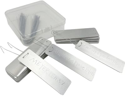 Aluminium etiketten voor planten - 100 stuks
