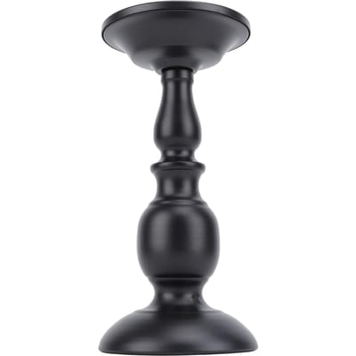 Bougeoir rétro en fer métal élégant décoratif porte-bougie ornement de table pour mariage gray