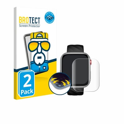 BROTECT - Screenprotector voor Taopon Smartwatch 1.97" - Folie Beschermfolie transparant volledig dekking - 2 Stuks