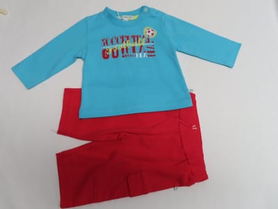 Ensemble - Jongens - Voetbal - Blauw / rood - 1 maand 56