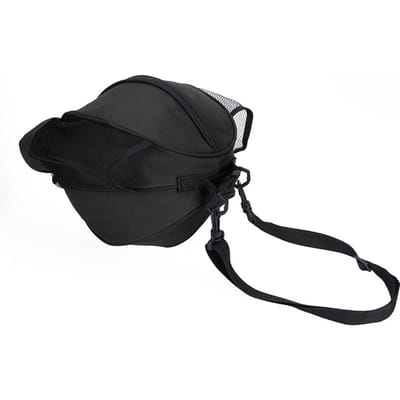 Portable Sports Basketball Football Soccer Ball Storage Ball Sangle d'Épaule Unique (Noir) black