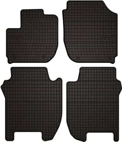 Wielganizator SolidPRO Serie - Auto Rubbermatten - Honda Jazz IV - Zwart - Perfecte Pasvorm