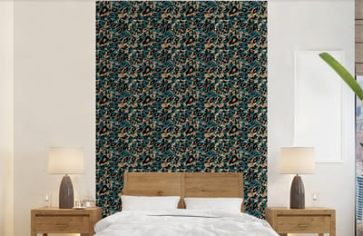 Behang - Fotobehang Panter - Luxe - Patronen - Breedte 140 cm x hoogte 220 cm