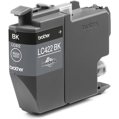 Originele Brother inktcartridge LC-422BK, één verpakking, zwart