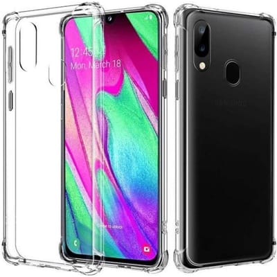 Schokbestendige transparante siliconen hoes voor Samsung A10