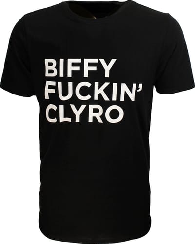 Biffy Funking Clyro Official Band T-Shirt - Officiële Merchandise - L