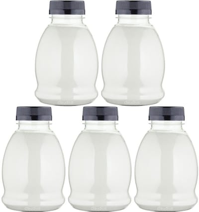 Scrubzout White Lotus - 375 gram - Fles met zwarte dop - Set van 5 stuks - Hydraterende Lichaamsscrub