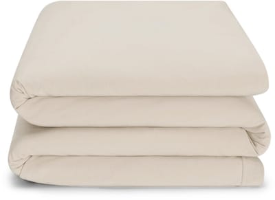 Yumeko kinderdekbedovertrek jersey sunrise wit 120x150 - Biologisch & ecologisch
