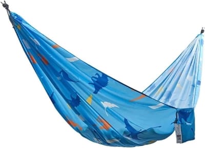 Kampeerhangmat - Twee persoons - Buiten ontspannen - Vlakker ligvlak - 260x150cm - Veelkleurig