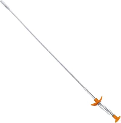 Doodadeals® Rioolreinigersveer - 60cm - Ontstoppingsveer - Rioolontstopper - WC Ontstopper - Gootsteenontstopper - 1 stuk