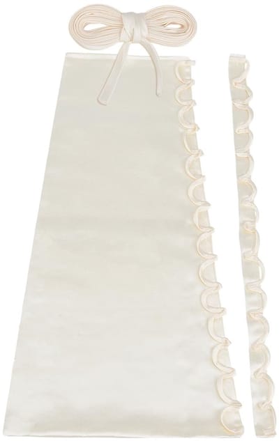 Dailygoods- Trouwjurk Vervangset Verstelbare Satijn Corset - Rits Vervanging - Rugbedekking - 1 Set - Duurzaam Doekmateriaal - Comfortabel Draagcomfort