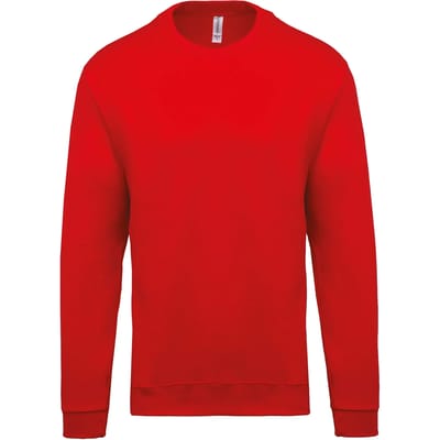 Kariban Kindersweater ronde hals K475 - Red - 4/6 Y (4/6 ans)