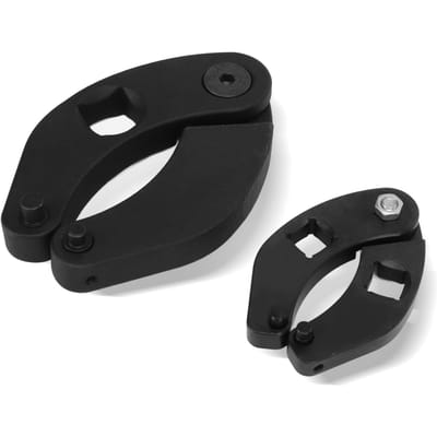 2 pièces Clé pour écrou de presse-étoupe réglable OTC1266 7463 Acier au carbone Clé pour vérin hydraulique Universelle pour voiture black