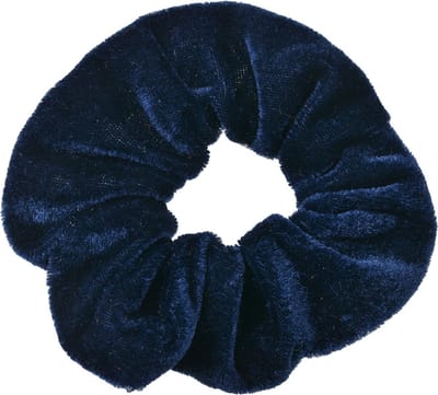 Clayre & Eef Haarelastiek Ø 10 cm Blauw Velours