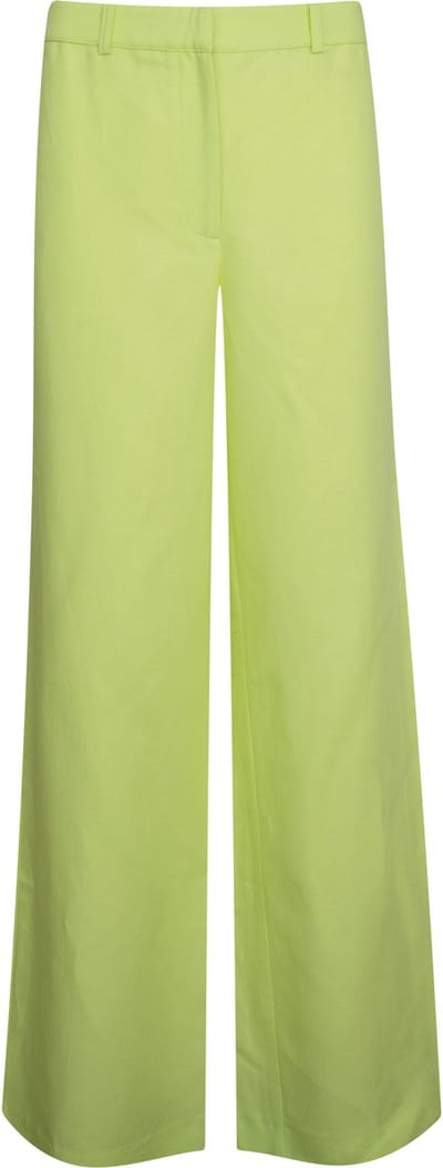 Senso - wijde pantalon limoen groen - maat 38