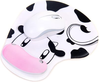 Ergonomische Gel Vullende Polssteun voor Muismat met Dierlijk Motief en Cartoon Design, Comfortabele Handsteun voor Langdurig Gebruik