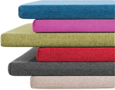 Bank Kussen - Zitkussen Buiten - Tuin Meubilair - Afneembare Hoes - 100x40cm - Blauw
