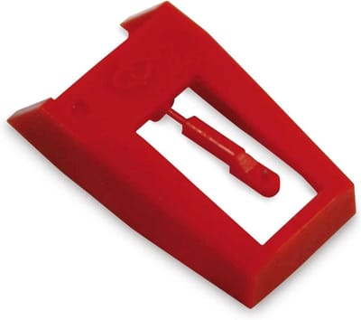Vervangnaald - Reserve naald Naaldsysteem - Platen Afspelen - Sferische Naaldscherpte - 7 x 4 x 15 cm - Rood
