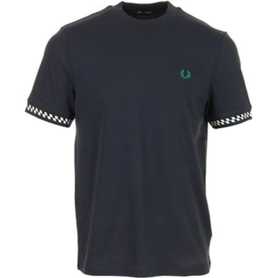 T-shirt Korte Mouw Fred Perry Jacquard Cuff T-Shirt