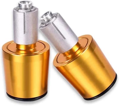 Motorfiets Stuurdoppen - Handvatten Schuif - Motor Rijden - Trillingsdempend Effect - 22mm - Goud