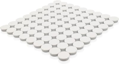 Ronde Witte Magneten voor Whiteboards en Koelkasten - Handig voor Thuis en Kantoor, 80 Stuks