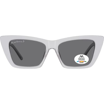 Montana Cat Eye Dames Glimmend Grijs Rook Gepolariseerd MP64