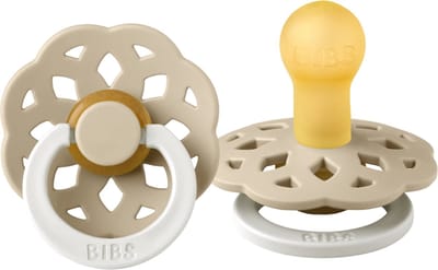 Bibs Boheme Glow In The Dark Vanilla 0-6 mnd Fopspeen 210255C