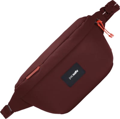 Pacsafe GO Sling tas - 2.5L - RFID - Anti-diefstal - Waterafstotend - Gerecycled - Festivaltas - Rood
