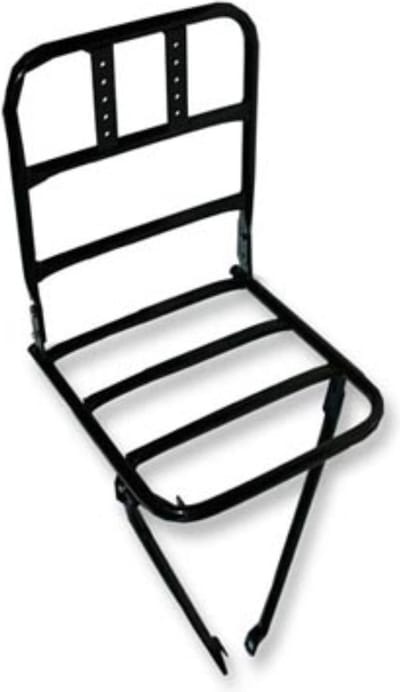 Benson Voordrager fiets - verstelbare stuurhaken - 30x30 cm - zwart - max. 15 kg