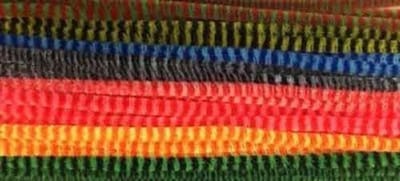 Chenille Set (Strips), Mix Colors, 6mm x 30cm