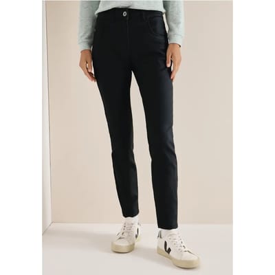 Broek in lederlook