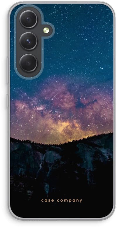 Case Company® - Hoesje geschikt voor Samsung Galaxy A54 hoesje - Travel to space - Soft Cover Telefoonhoesje - Bescherming aan alle Kanten en Schermrand
