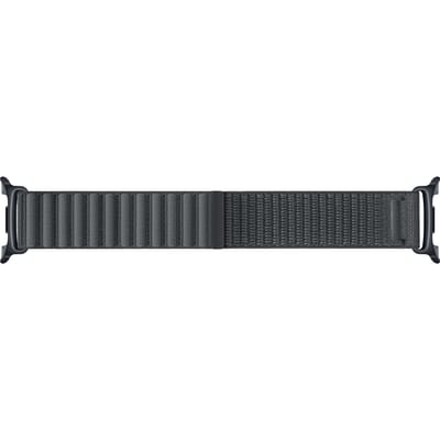 Originele Fabric Band voor de Samsung Galaxy Watch 9 (40/44mm) / Watch 8 (40/44mm) / Classic (46mm) - Maat S/M - Zwart