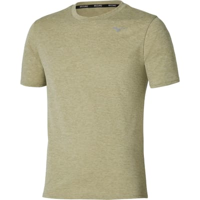 Mizuno Core Impulse T-shirt Met Korte Mouwen Groen S Man