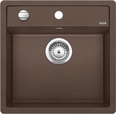 Spoelbak Blanco Dalago 5 vlakbouw cafe 518536. Draaiknopbediening.