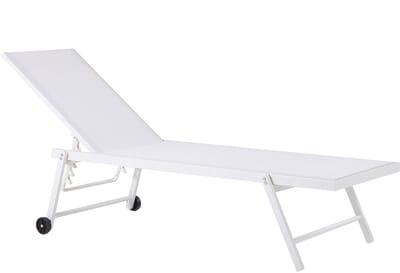 PORTOFINO - Strandstoel - Wit - Aluminium