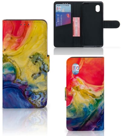 Hoesje Alcatel 1B (2020) Watercolor Dark