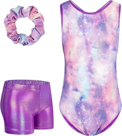 Meisjes Gymnastiek Leotard Set voor Kinderen van 3-12 Jaar - Comfortabele en Stijlvolle Dansoutfit