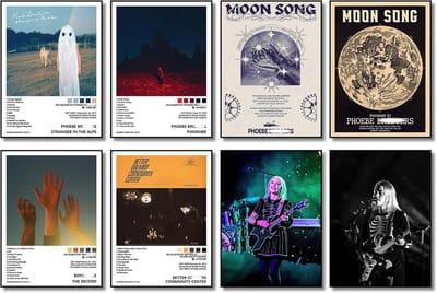 8 Stuks Esthetische Albumhoes Posters voor Kamerdecoratie